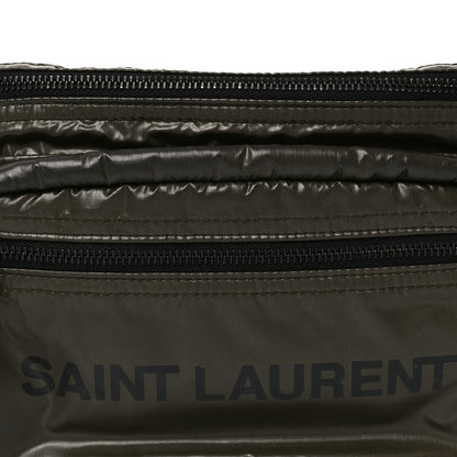 Saint Laurent Nylon Logo Nuxx Body Belt Bag Green 6 of 9