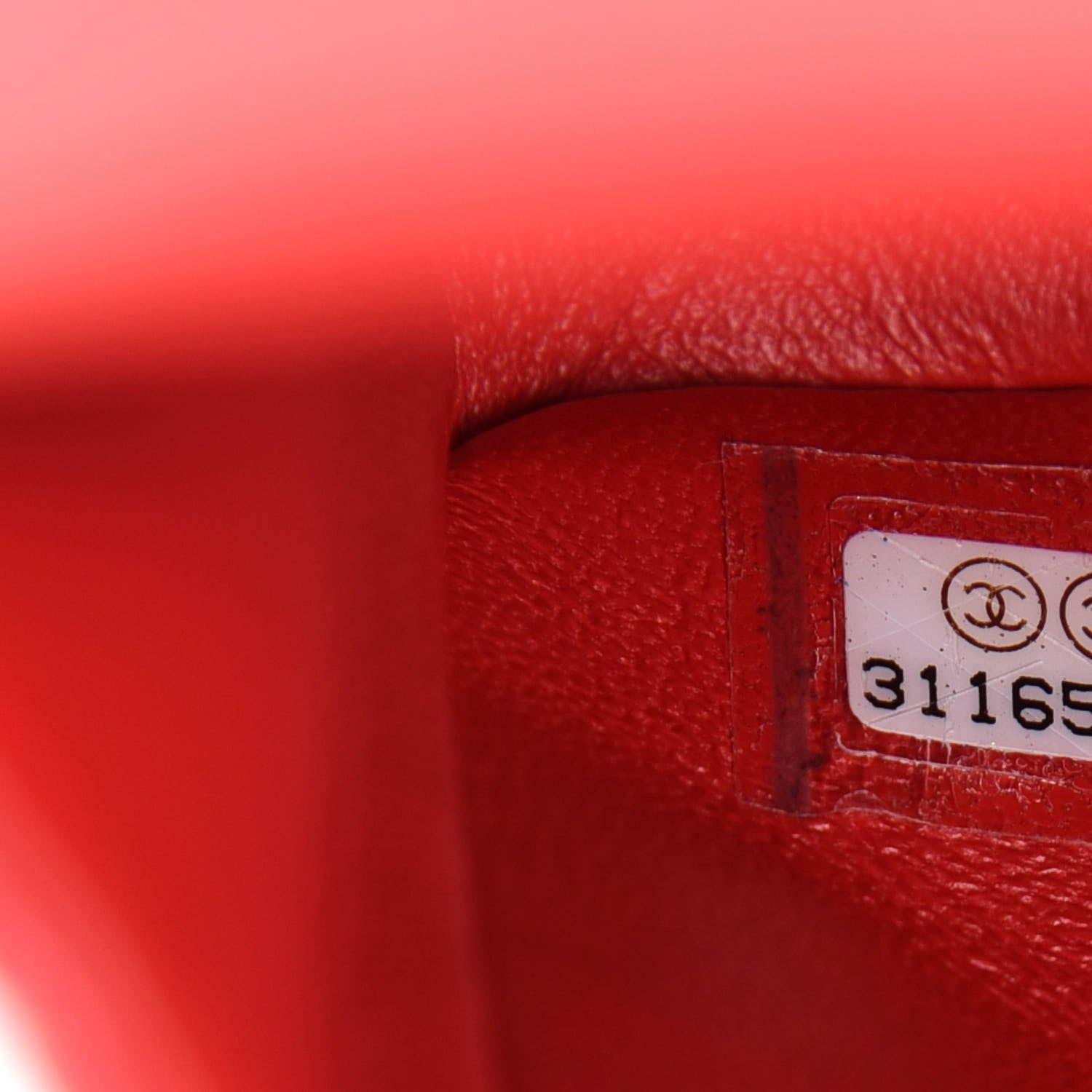 Chanel Iridescent Caviar Quilted Medium Double Flap Red 9 of 11