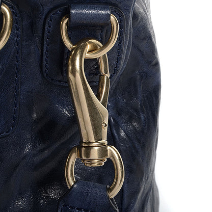 Givenchy Tumbled Sheepskin Medium Pandora Navy 9 of 10