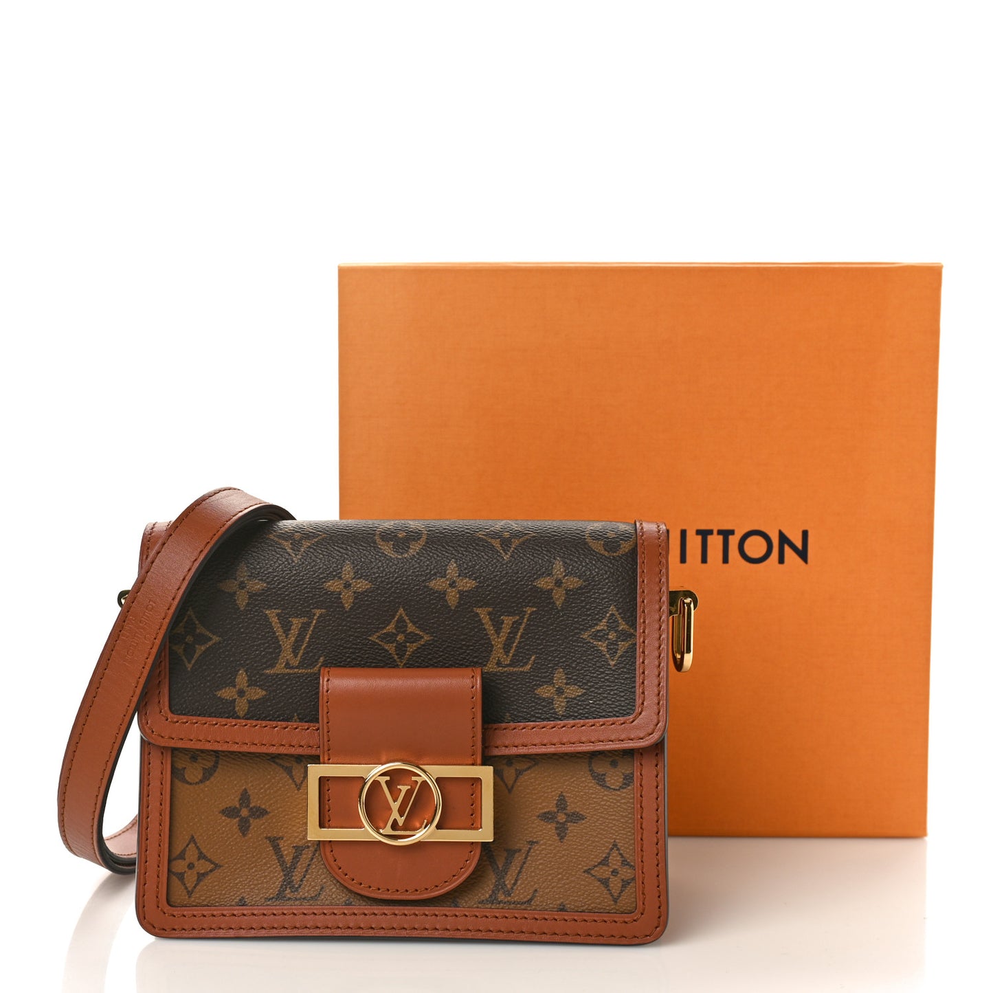 LOUIS VUITTON Reverse Monogram Dauphine Mini