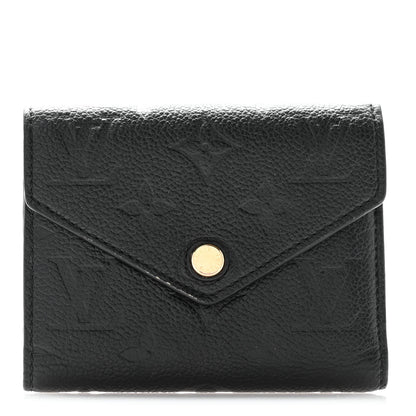 Louis Vuitton Empreinte Victorine Wallet Black 1 of 9