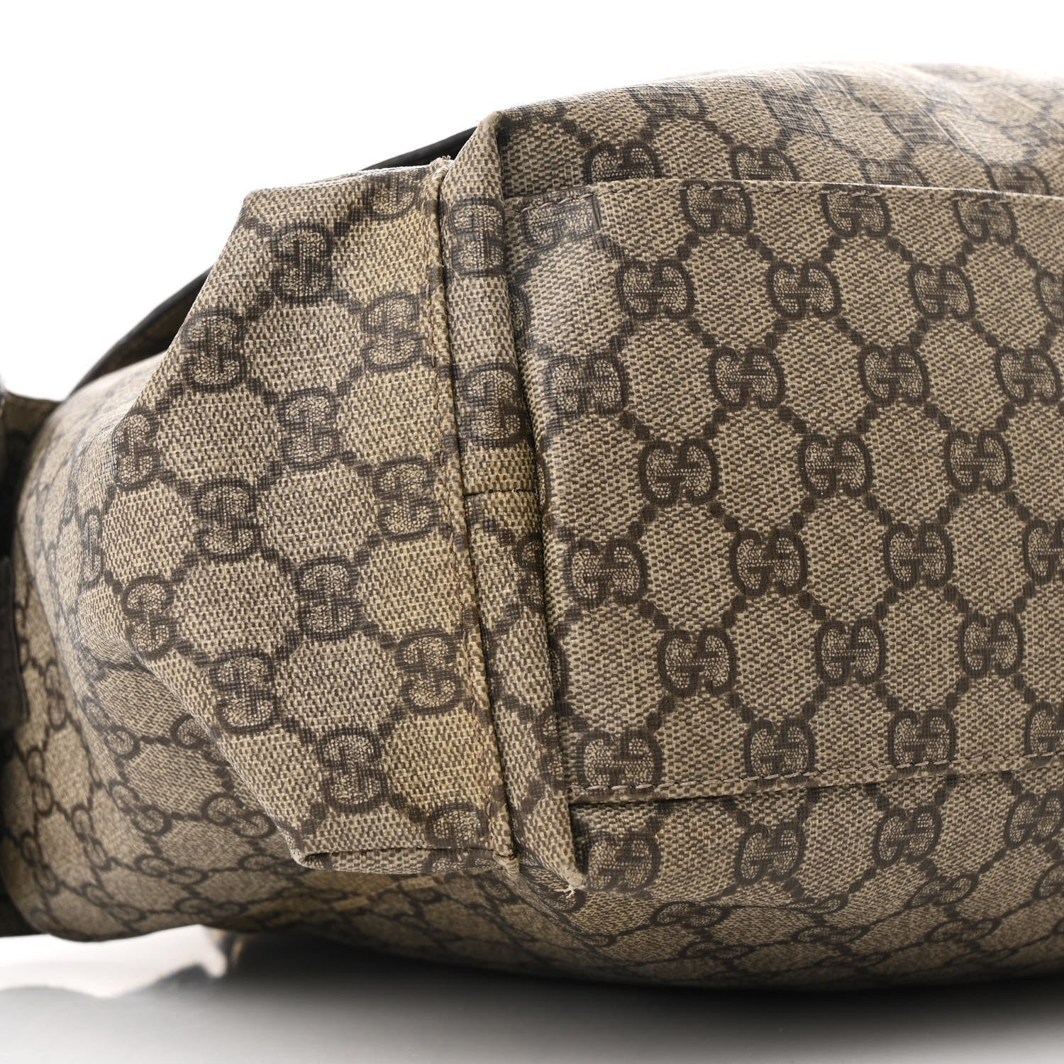 Gucci GG Plus Monogram Messenger Diaper Bag Dark Brown 9 of 13