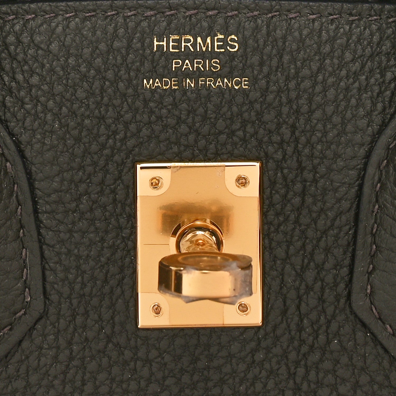 Hermes Togo Birkin 25 Vert De Gris 6 of 11