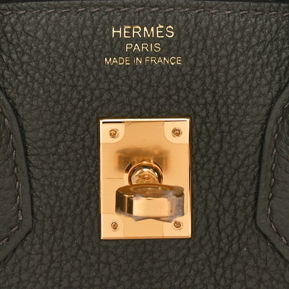 Hermes Togo Birkin 25 Vert De Gris 6 of 11
