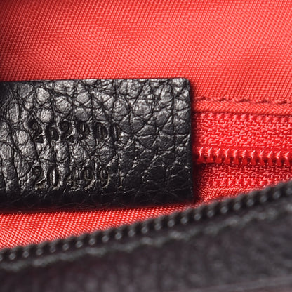 Gucci Monogram Crest Shoulder Bag Black 7 of 12