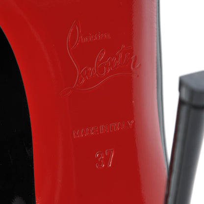 Christian Louboutin Patent Breche 100 Pumps 37 Black 6 of 9