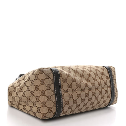 Gucci Monogram New Ladies Tote Dark Brown 4 of 10
