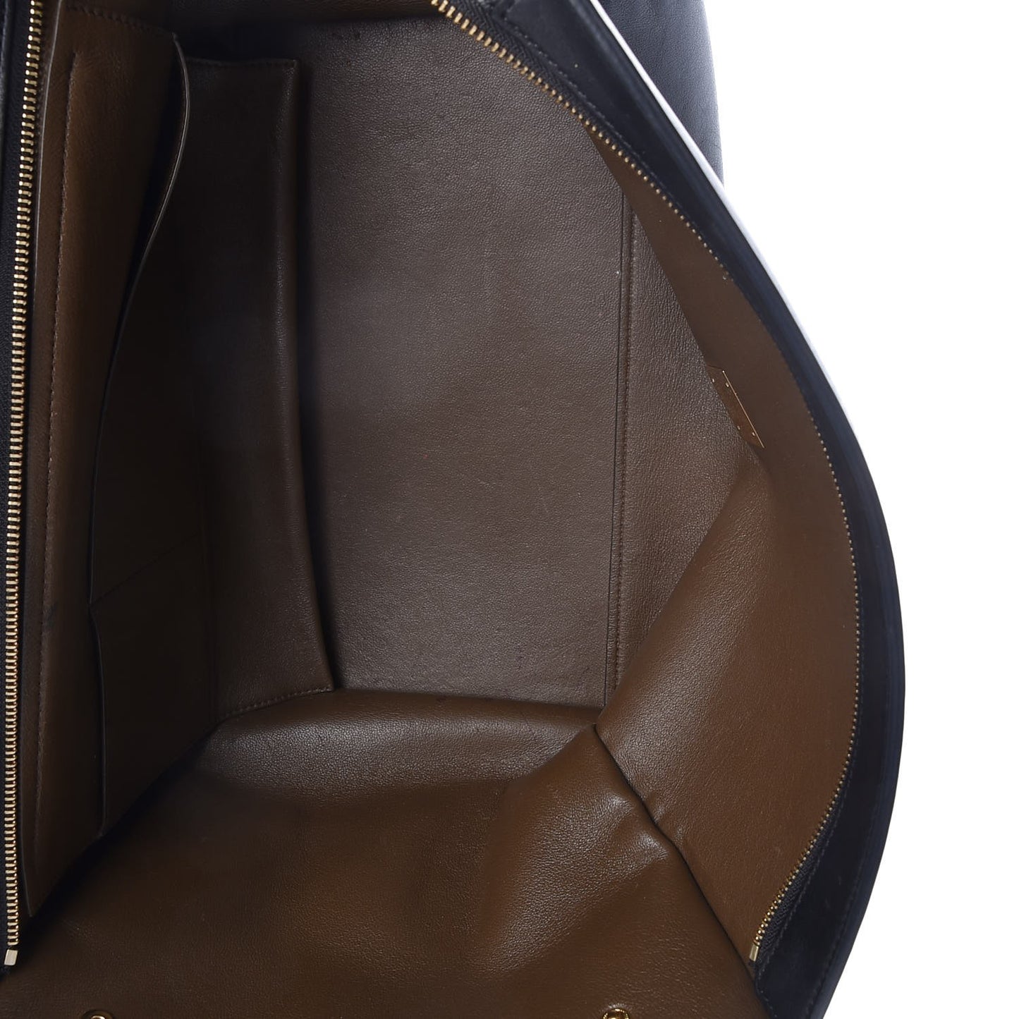 Calfskin Suede Large Tri-Color Trapeze Cobalt