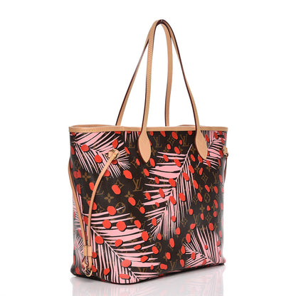 Louis Vuitton Monogram Jungle Dots Neo Neverfull MM Sugar Pink Poppy 3 of 7
