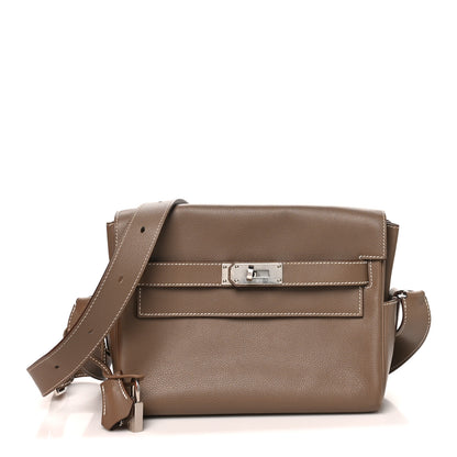 Hermes Evercolor Kelly Messenger PM Etoupe 1 of 10