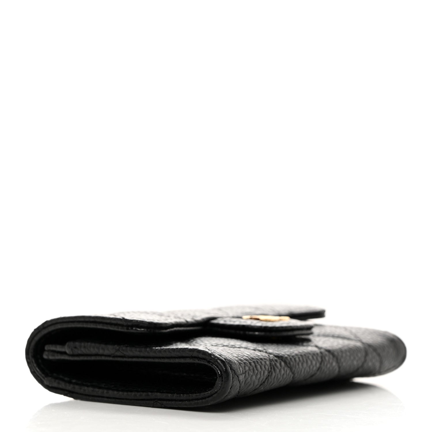 Chanel Caviar Quilted Flap Card Holder Black 4 of 9