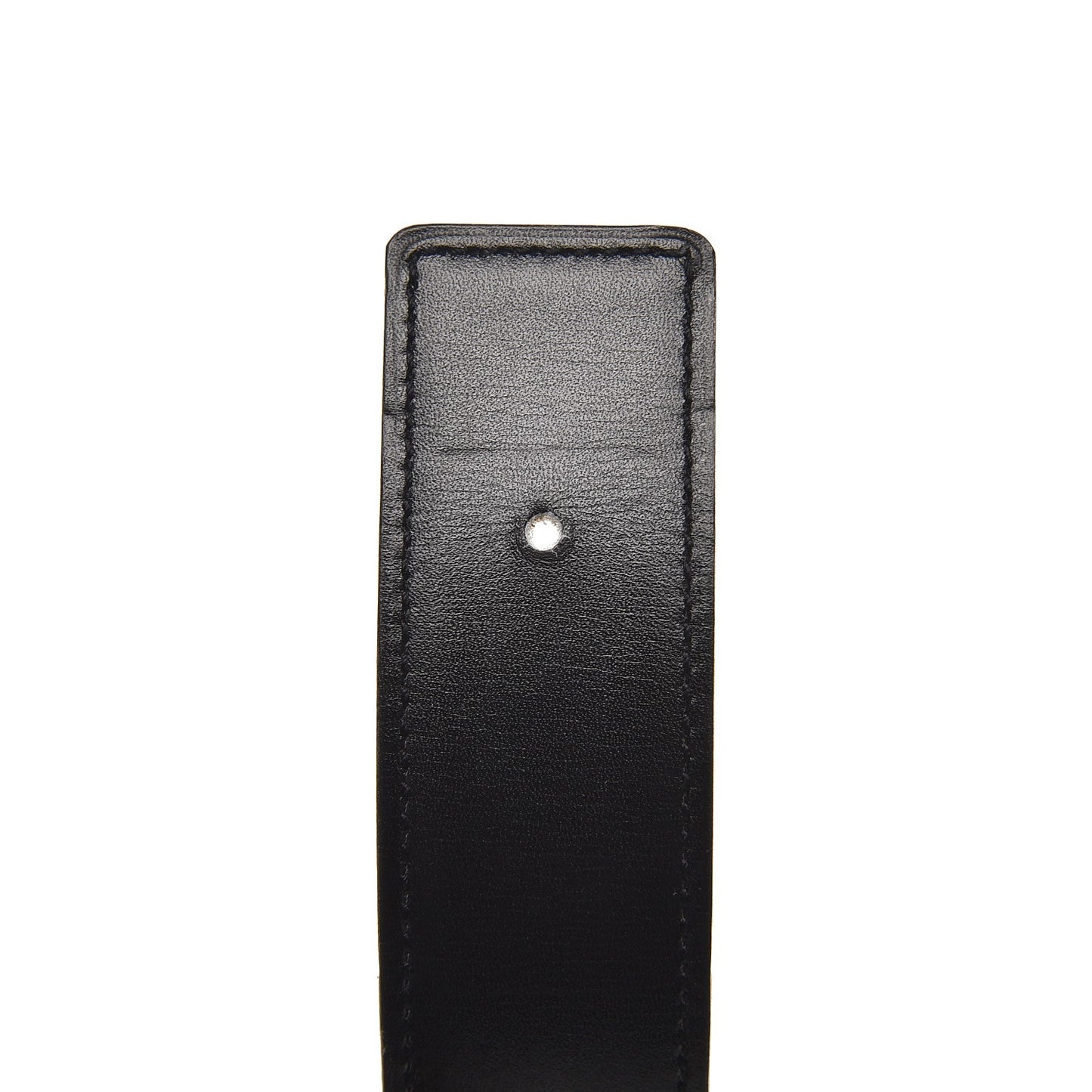 Box Courchevel 32mm Belt Strap 70 Noir Gold