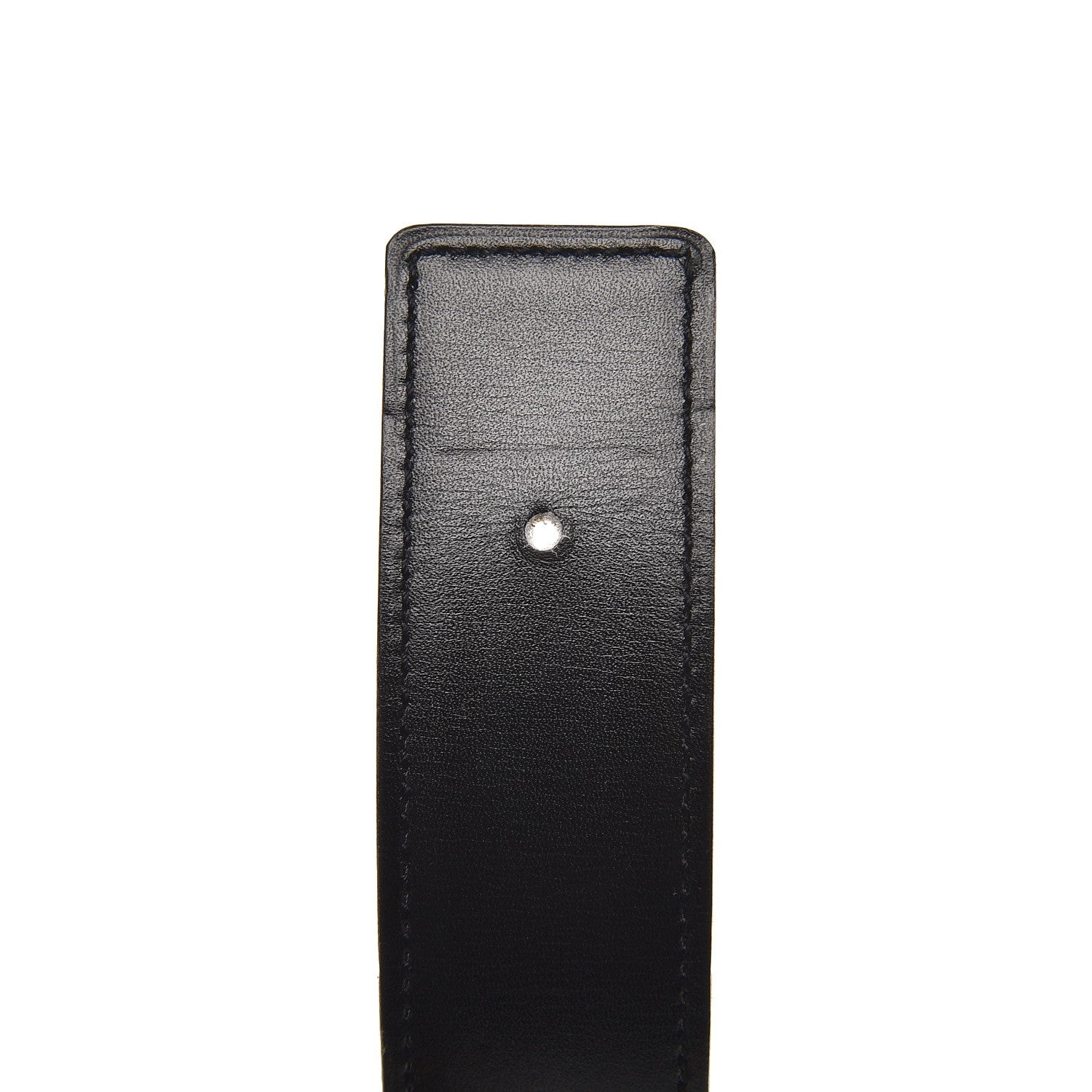 Hermes Box Courchevel 32mm Belt Strap 70 Noir Gold 3 of 6
