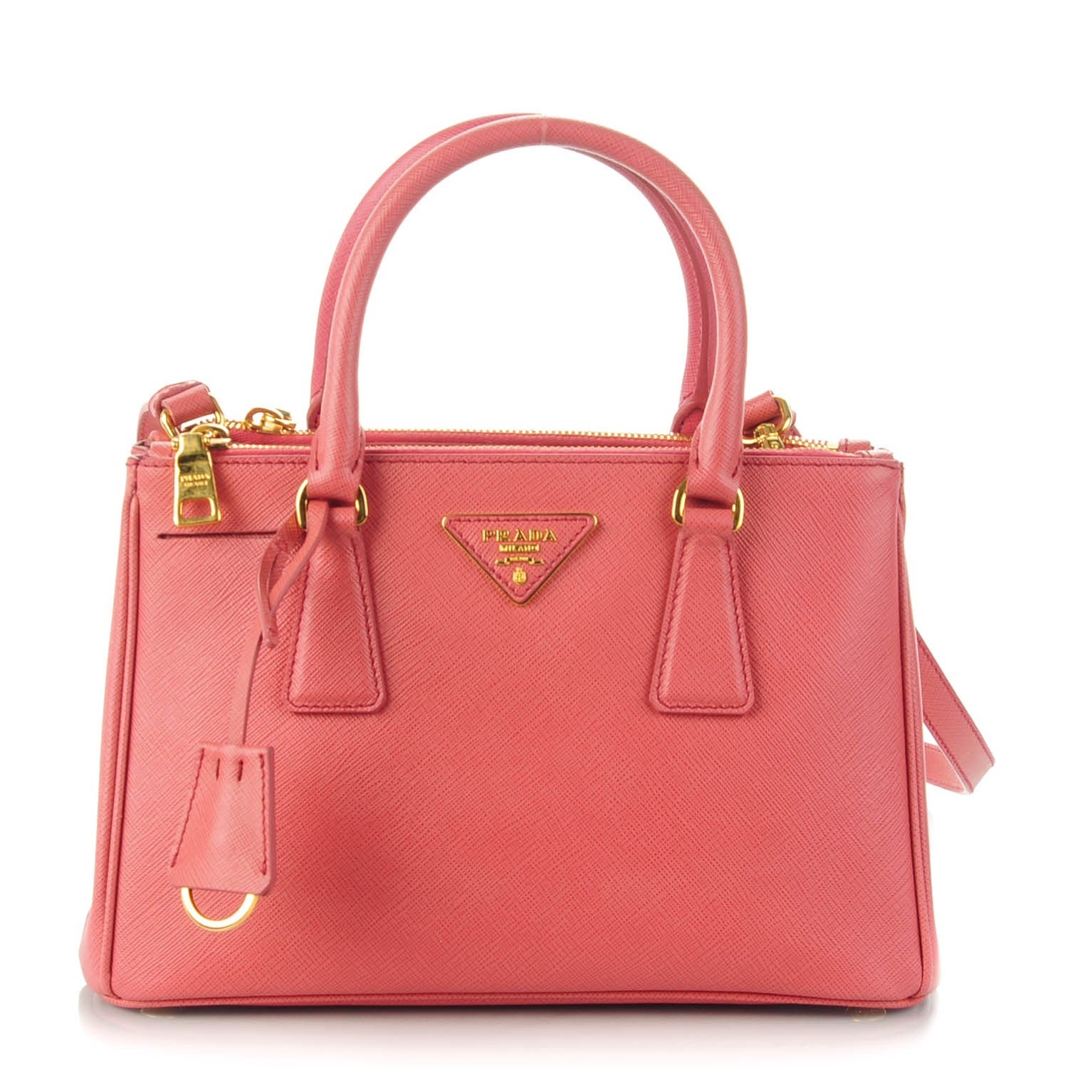 Prada Saffiano Mini Galleria Double Zip Tote Tamaris 1 of 8
