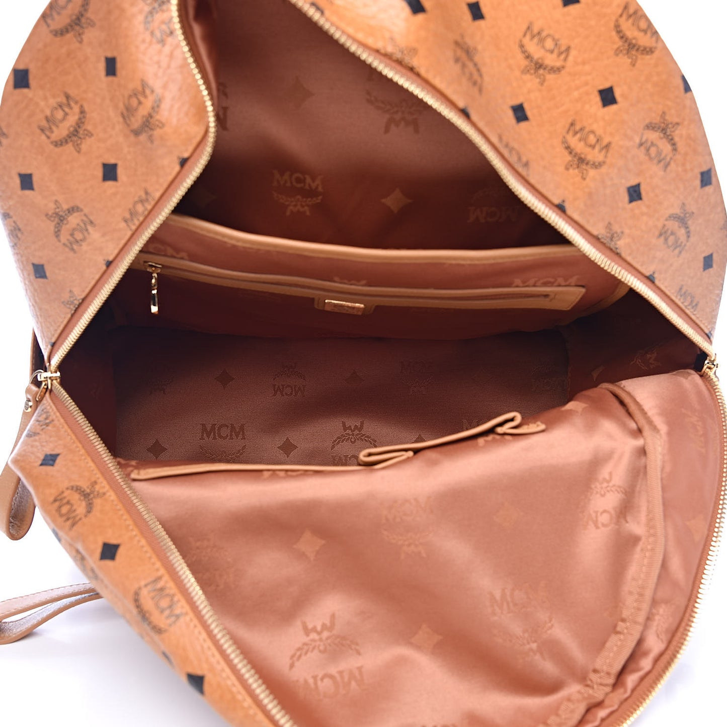 Visetos Large Stark Backpack Cognac