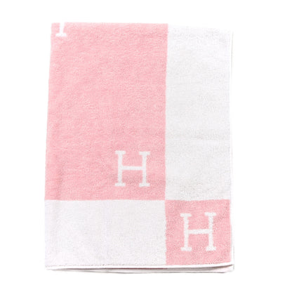 Hermes Cotton Avalon Bath Towel Rose Lilas 1 of 3
