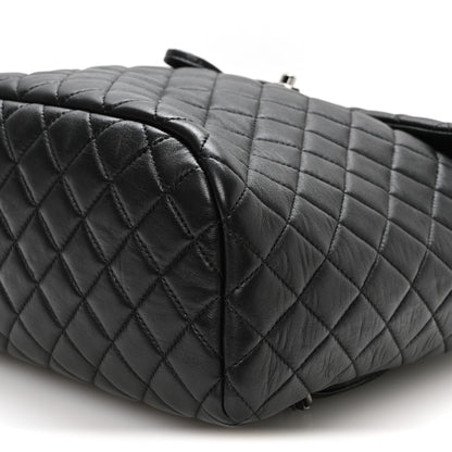 Chanel Lambskin Quilted Large Urban Spirit Backpack Black 9 of 9