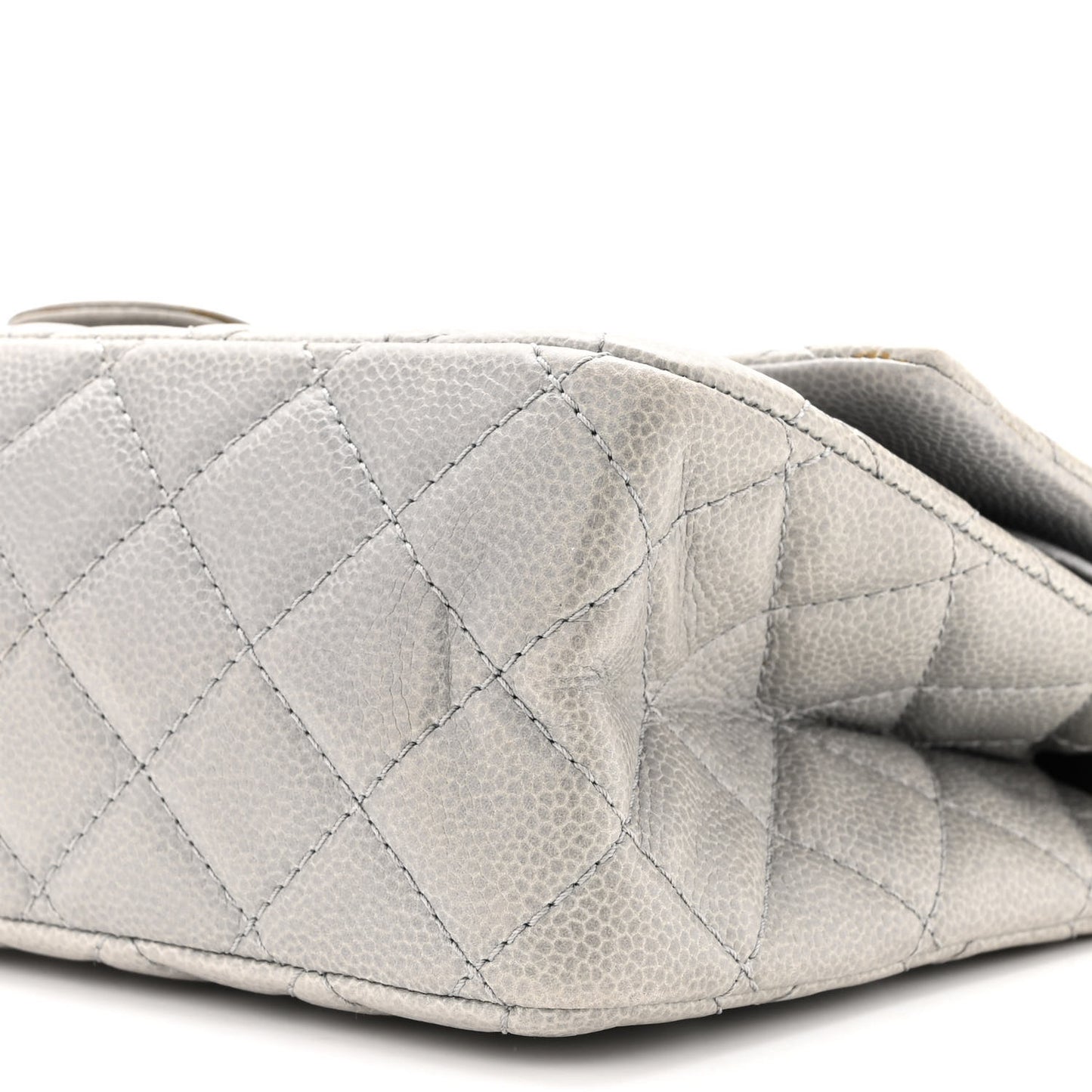 Caviar Quilted 2.55 Reissue 226 Flap Light Grey