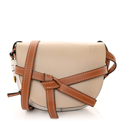 Loewe Calfskin Small Gate Crossbody Bag Ghost Light Ghost 1 of 9