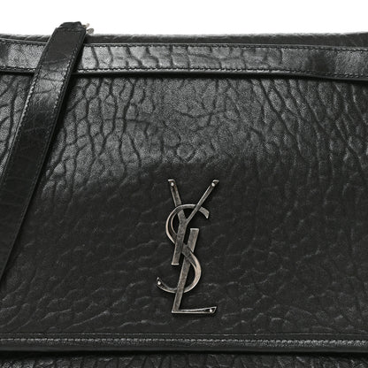 Saint Laurent Grained Lambskin Monogram Large Niki Chain Satchel Black 7 of 9