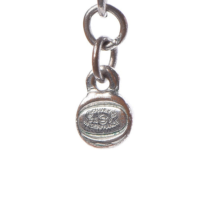 Chanel Crystal CC Necklace Silver 5 of 5