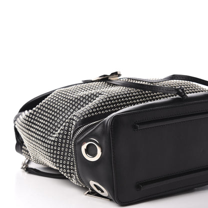 Alexander McQueen Calfskin Grommet Backpack Black 5 of 8