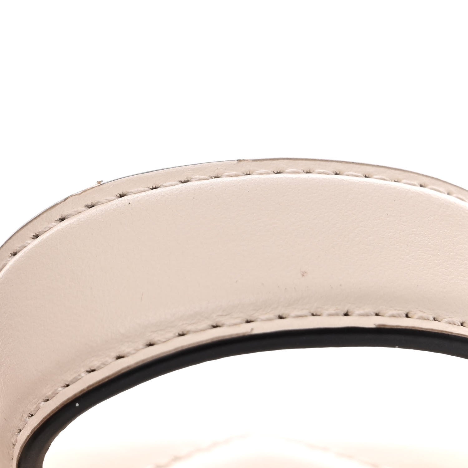 Gucci Calfskin Matelasse Mini GG Marmont Top Handle Shoulder Bag White 11 of 14