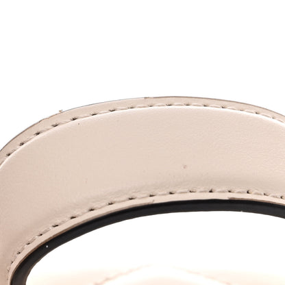 Gucci Calfskin Matelasse Mini GG Marmont Top Handle Shoulder Bag White 11 of 14