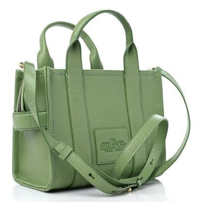 Marc Jacobs Grained Calfskin Small The Tote Bag Aspen Green 3 of 9