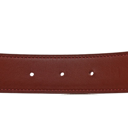 Hermes Epsom Swift 32mm Belt Strap 80 Rouge Casaque Rouge H 7 of 8