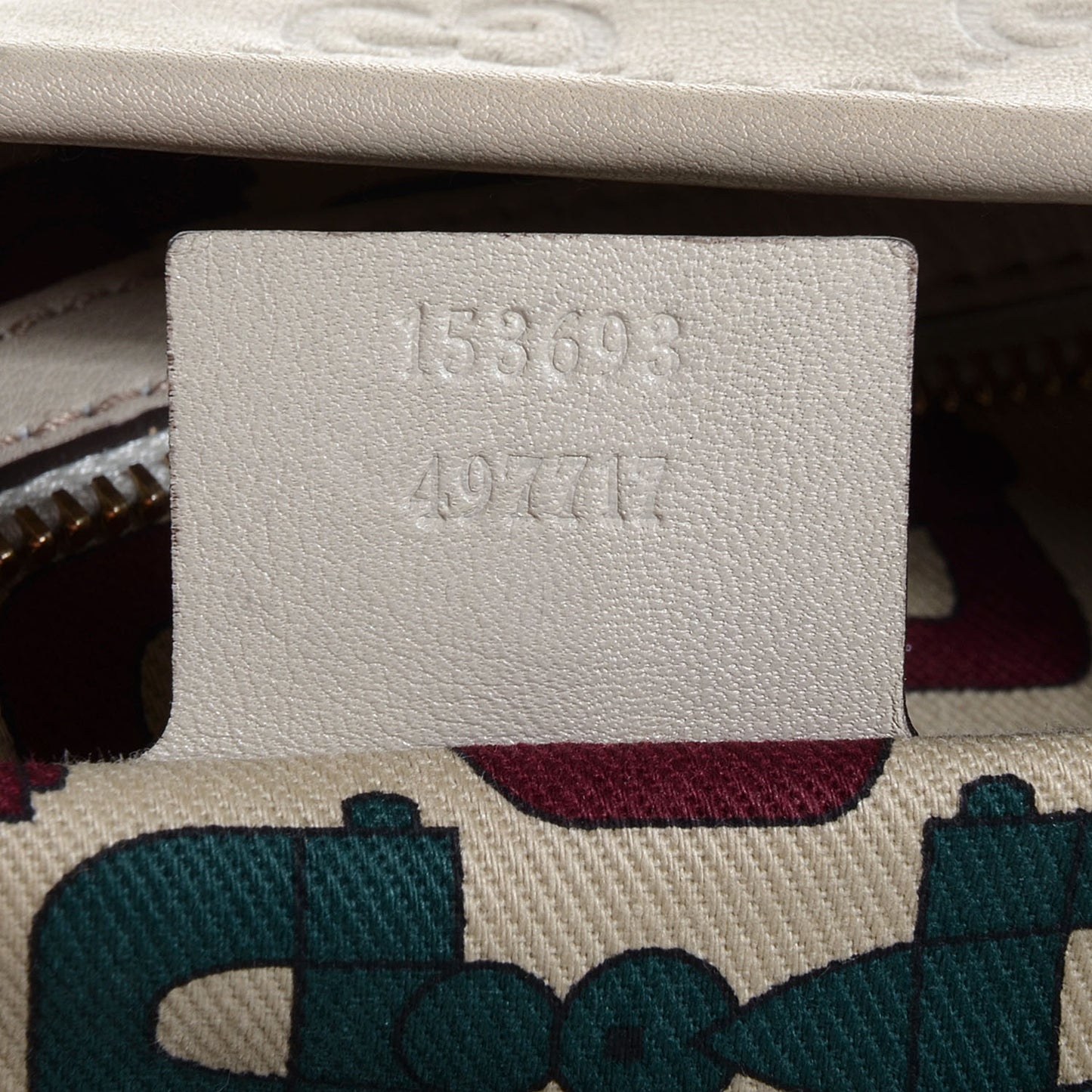 Guccissima Large Jackie O Bouvier Hobo Off White