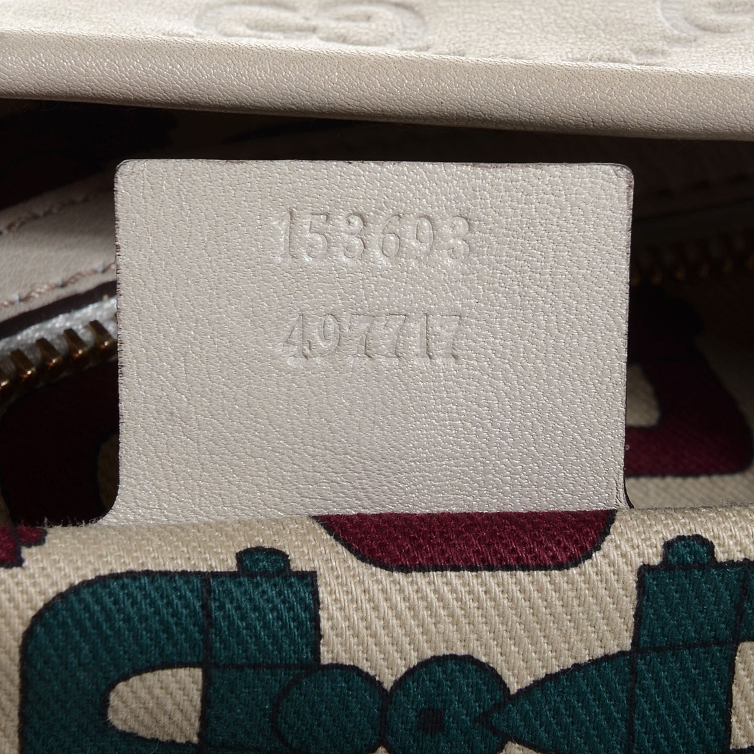 Gucci Guccissima Large Jackie O Bouvier Hobo Off White 7 of 7