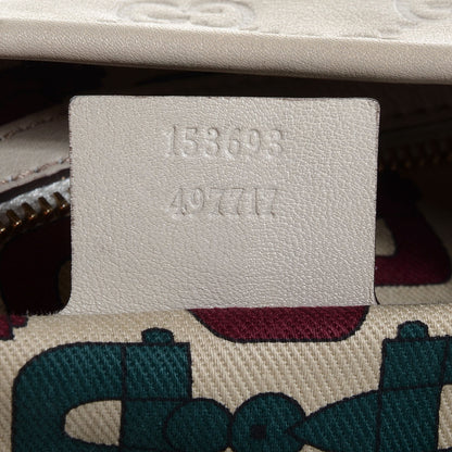 Gucci Guccissima Large Jackie O Bouvier Hobo Off White 7 of 7