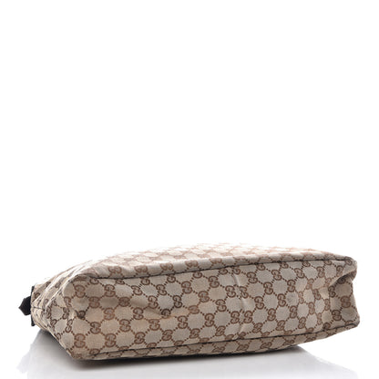 Gucci Monogram Medium Horsebit Chain Hobo Dark Brown 4 of 14