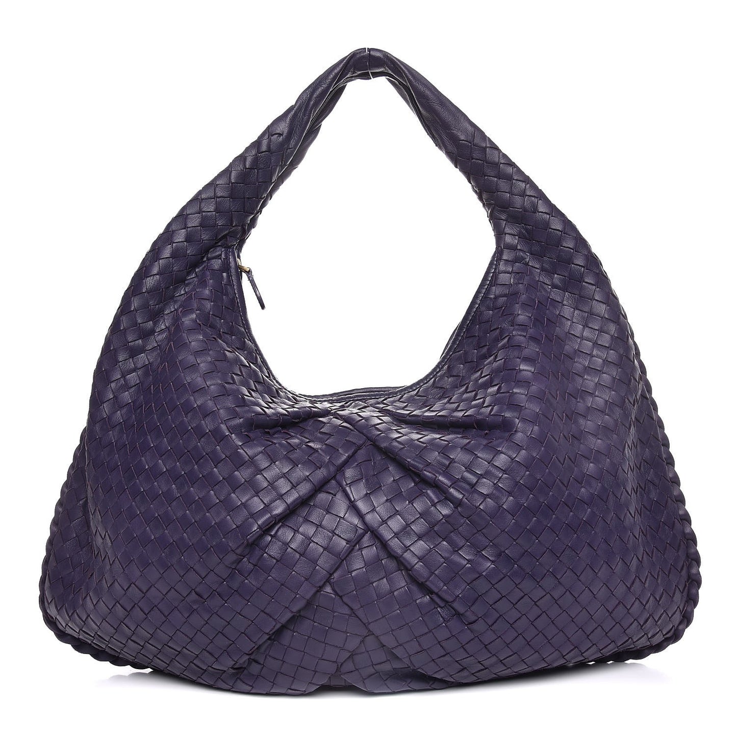 Nappa Intrecciato Pleated Large Veneta Hobo Turbolence