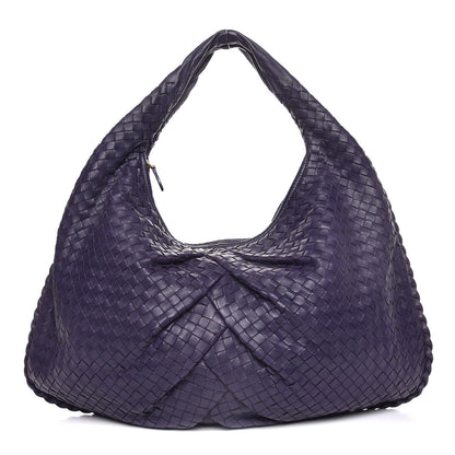 Bottega Veneta Nappa Intrecciato Pleated Large Veneta Hobo Turbolence 1 of 8