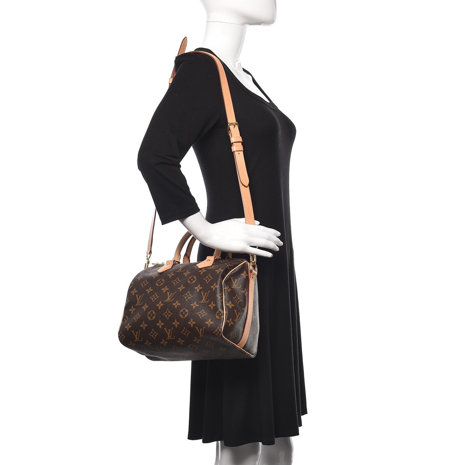 Louis Vuitton Monogram Speedy Bandouliere 25 2 of 13