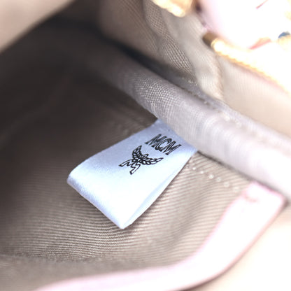 MCM Visetos X-Mini Crossbody Bag Powder Pink 6 of 9