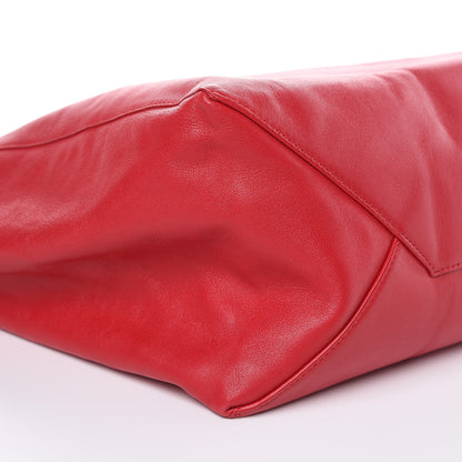 Celine Lambskin Horizontal Cabas Magenta 7 of 12