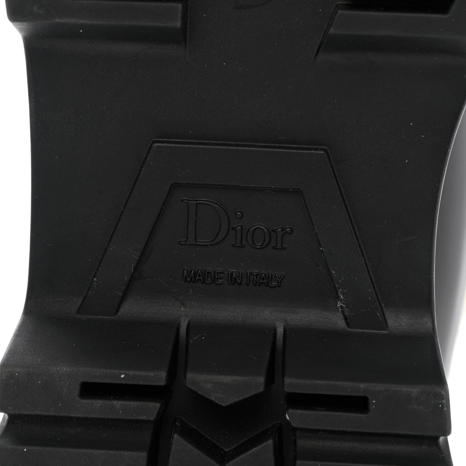 Christian Dior Brushed Calfskin Shearling Dior Code Lug Sole 15mm Loafers 36.5 Black Natural 8 of 11