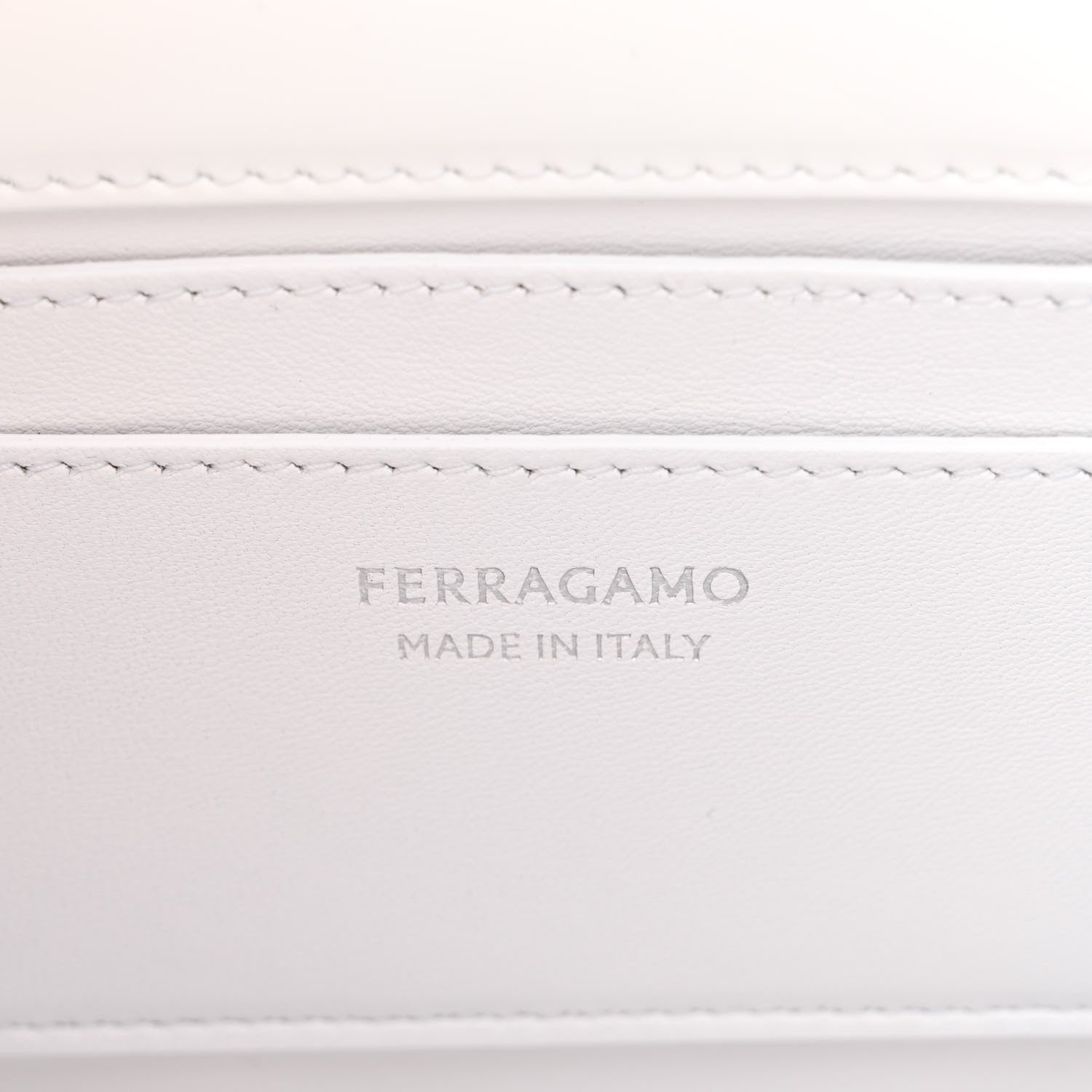 Salvatore Ferragamo Brushed Calfskin Mini Wanda Top Handle Bag Optic White 6 of 11