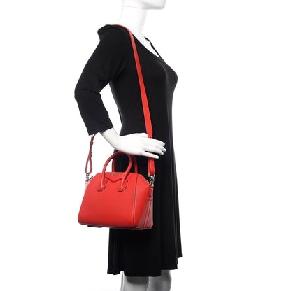 Givenchy Sugar Goatskin Mini Antigona Medium Red 2 of 12
