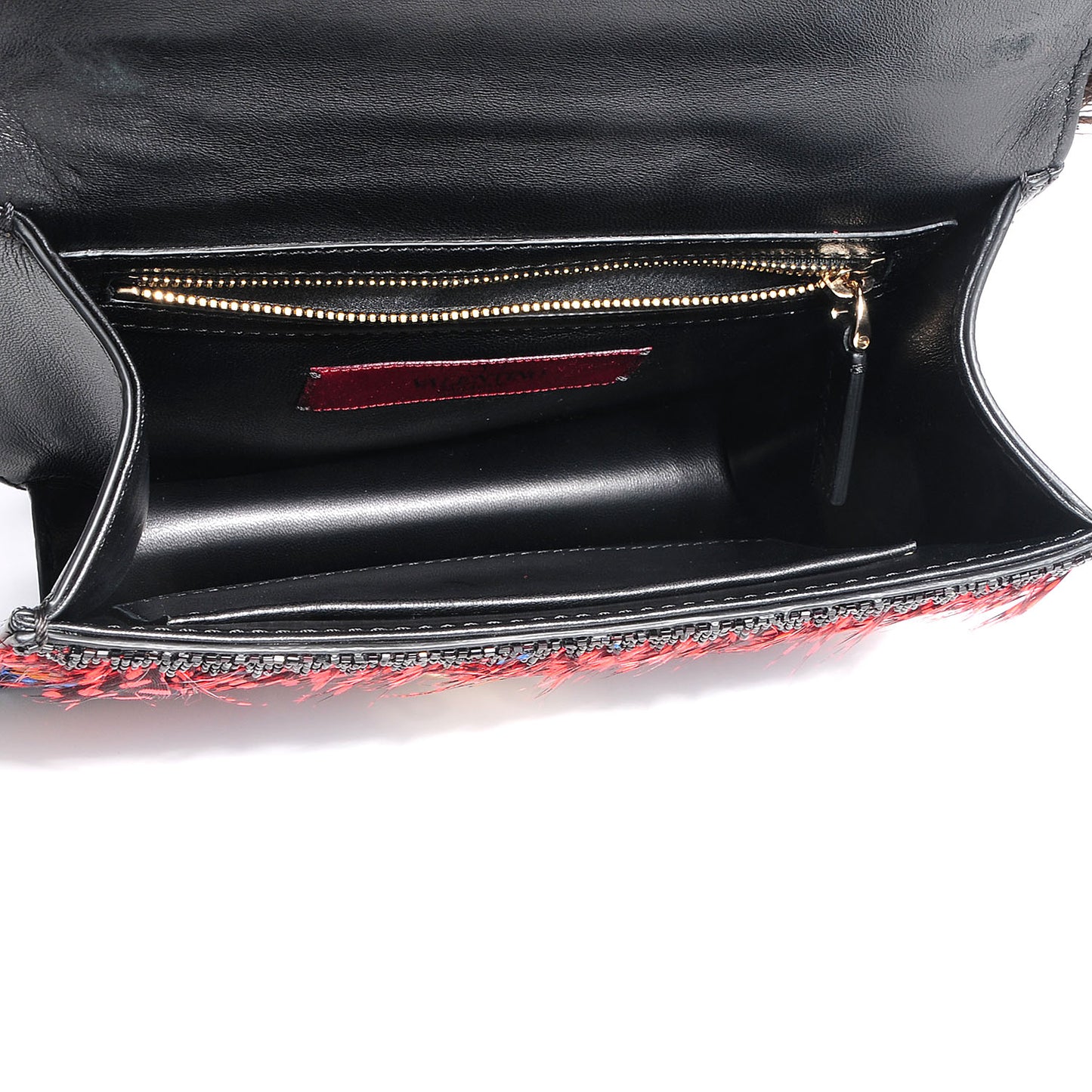 Feather Small Glam Lock Rockstud Flap Multicolor