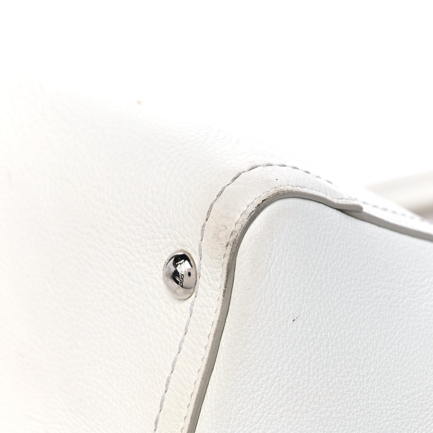 Calfskin Arianna Tote White
