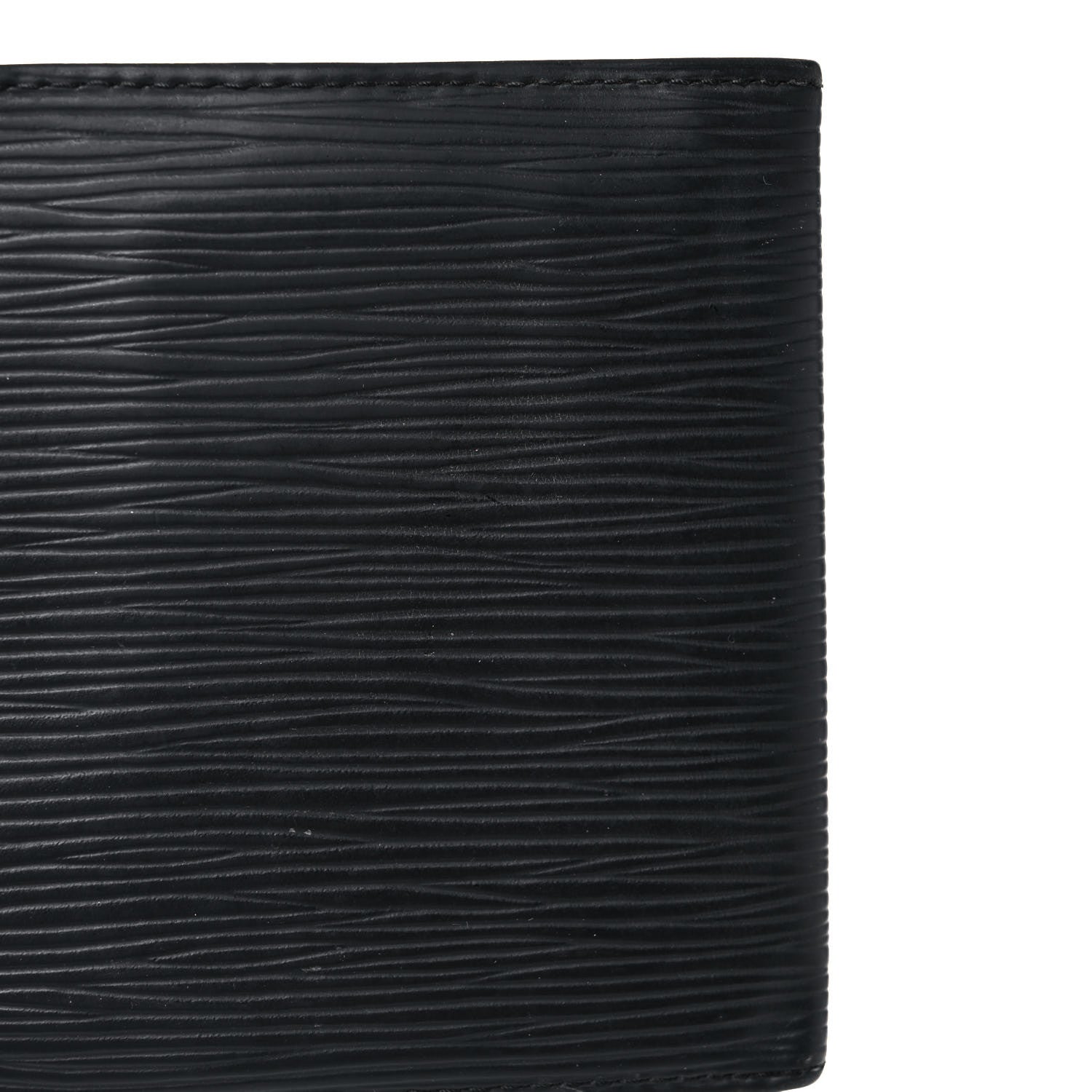 Louis Vuitton Epi 6 Card Billfold Wallet Black 9 of 12