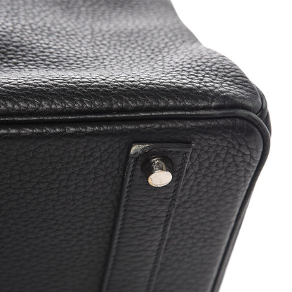 Hermes Taurillon Clemence Birkin 40 Black 36 of 36