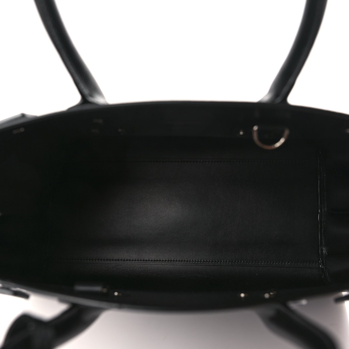 Grained Calfskin Small Sac De Jour Black