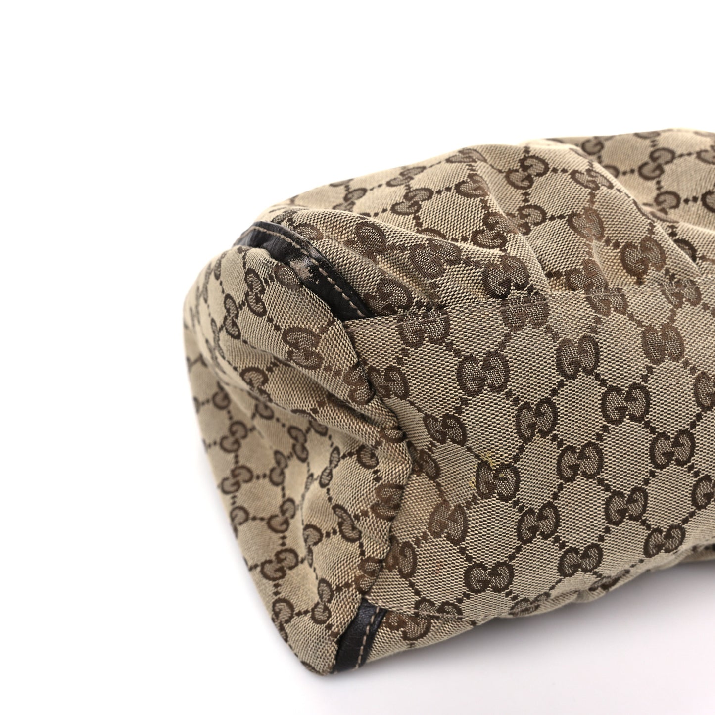 Monogram Large D Gold Hobo Dark Brown