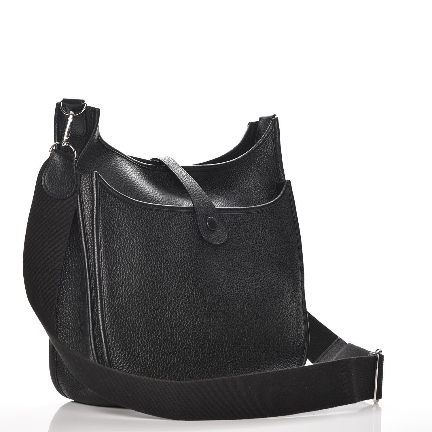 Hermes Taurillon Clemence Evelyne III GM Black 3 of 7