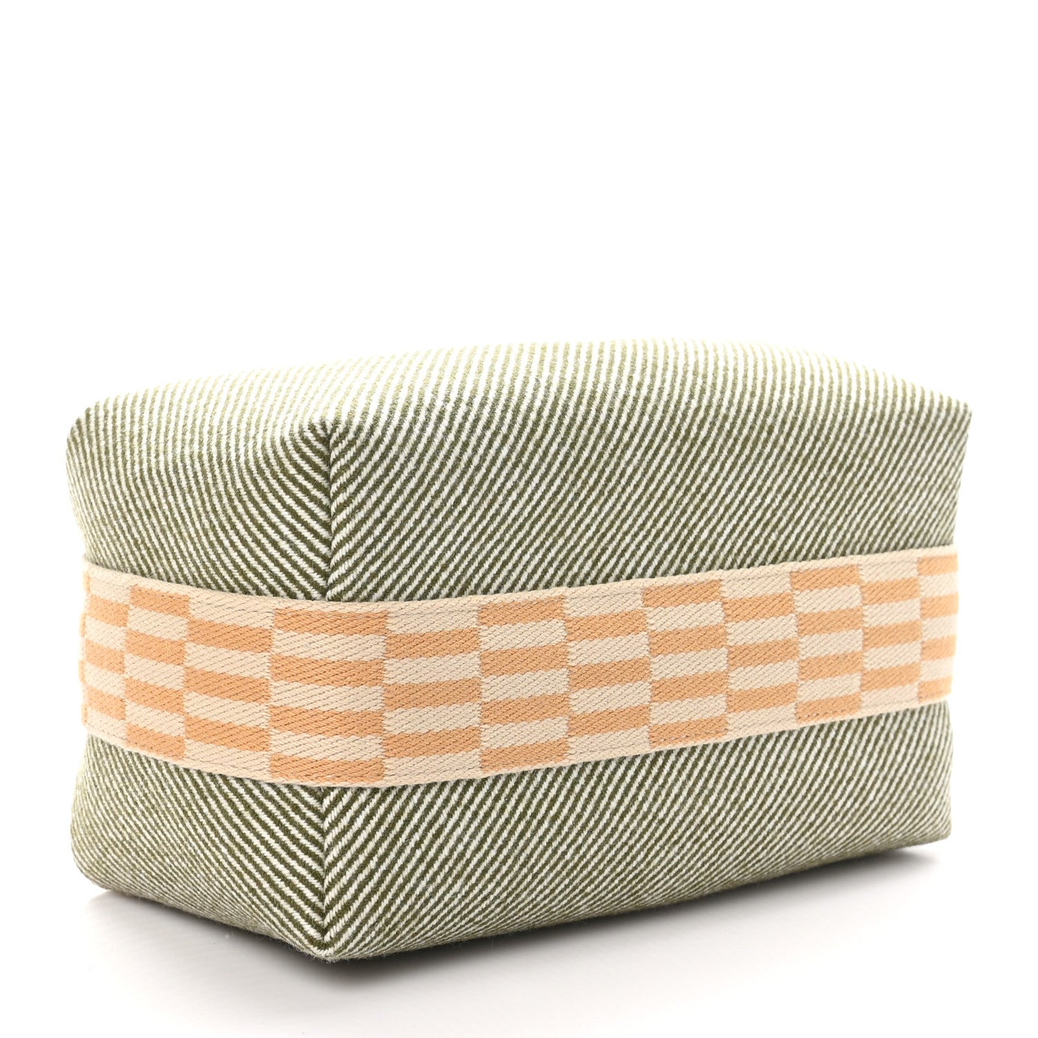 Hermes Wool Small Bride-A-Brac H Natte Pouch Vert Foret 4 of 9